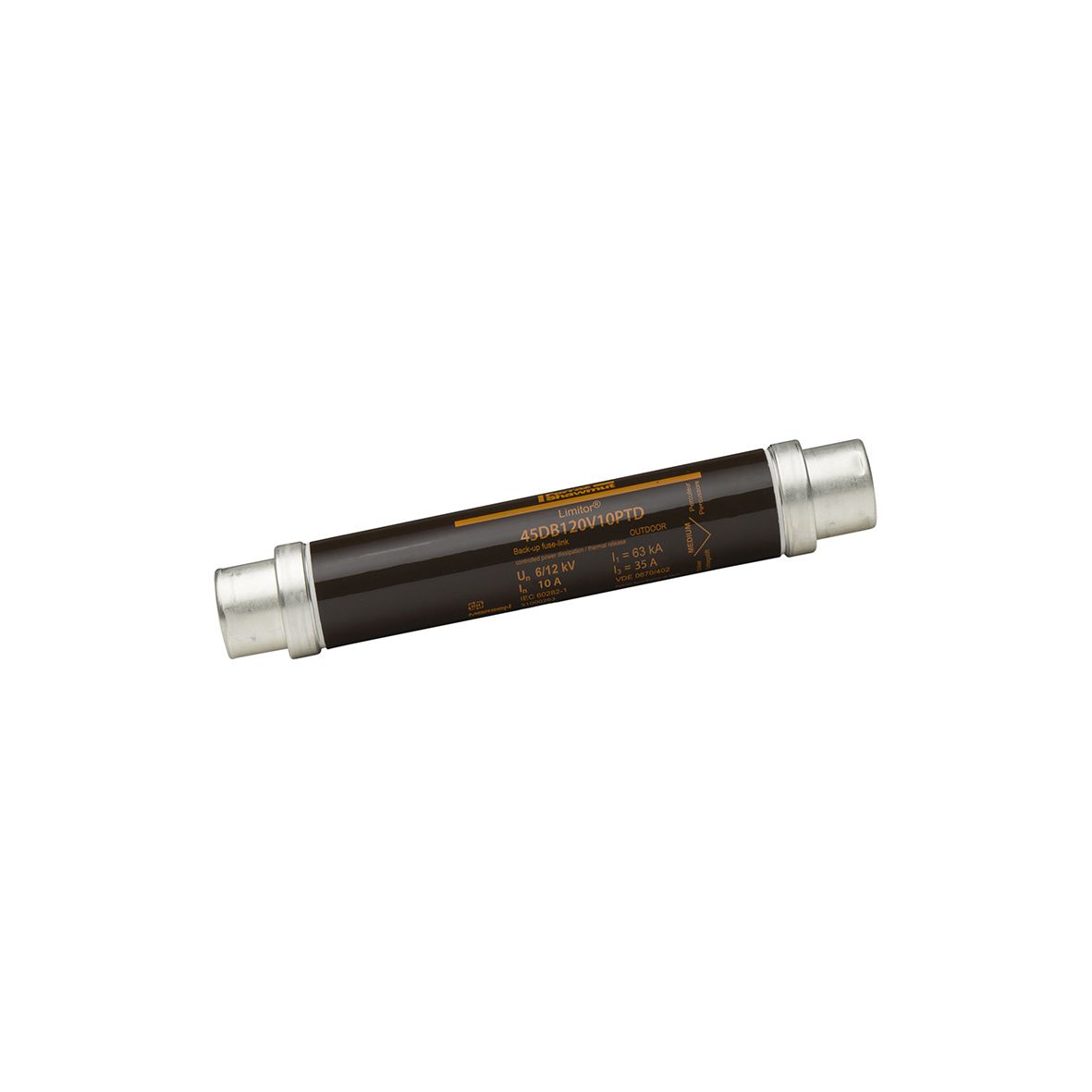 S1000263 - HV fuse, DIN, VDE, 12kV 10A, 292mm, 45mm, medium striker 80N, thermal striker